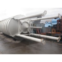 Sand silo, ± 65 m³, complies with ± 90 t